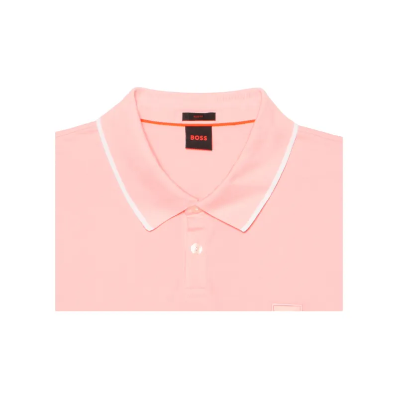 HUGO BOSS SS23 Polo Shirt Men's Light Pink-5