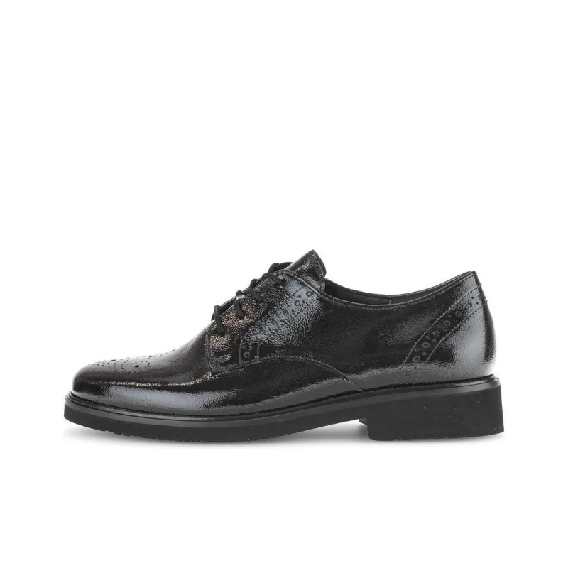 Gabor Fashion Casual Single Shoes 3.5cm Women's Black-0