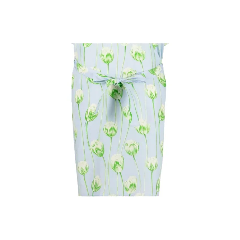 KENZO Short Sleeved Dresses Women's Light Blue-5
