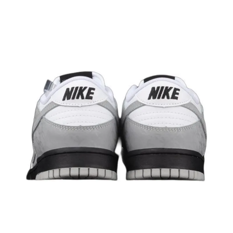 Nike Dunk Low White/Neutral Grey Black Women's-3