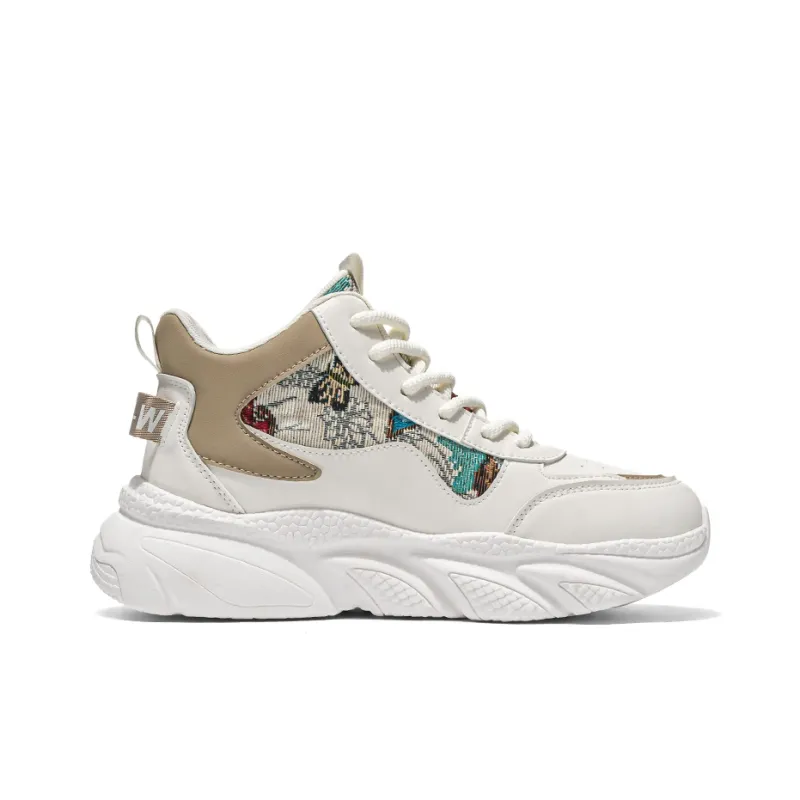 AD Anti-Slip And Wear-Resistant Height Increasing Mid-Top Chunky Sneakers Men's-1