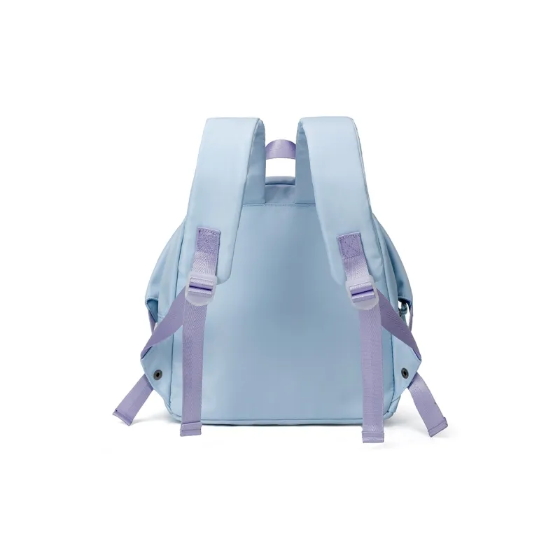 LOVERPUSS Fabric Backpack Small Size Women's Blue/Purple-3