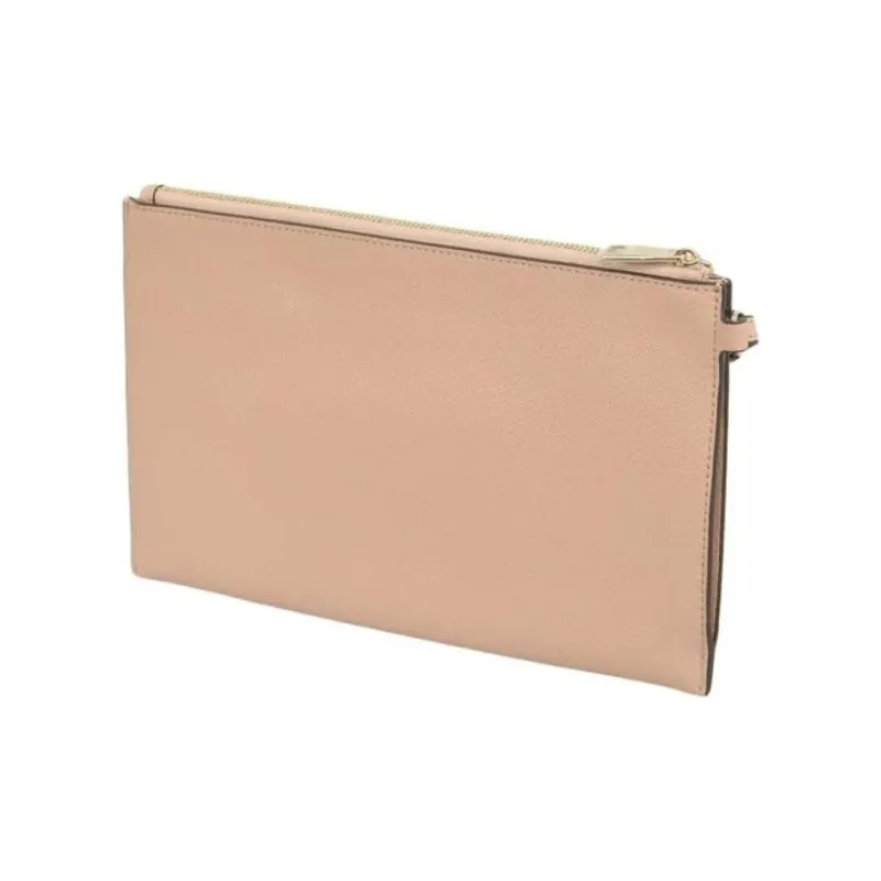 Furla Leather Clutch Women's Beige-2