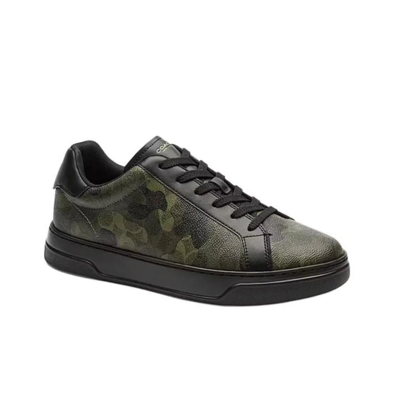 COACH Highline Low Top Skateboard Shoes Men's Black-1