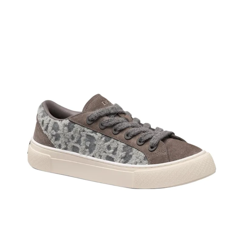DIOR B33 Low Top Skateboard Shoes Men's Gray Limited Edition Numbered Edition-3