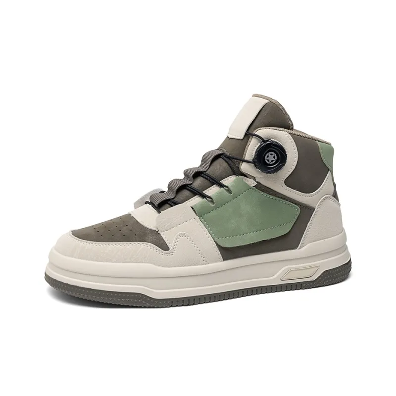 OFFER AITR Anti Slip And Wear Resistant Breathable High Top Skateboard Shoes Men's-7