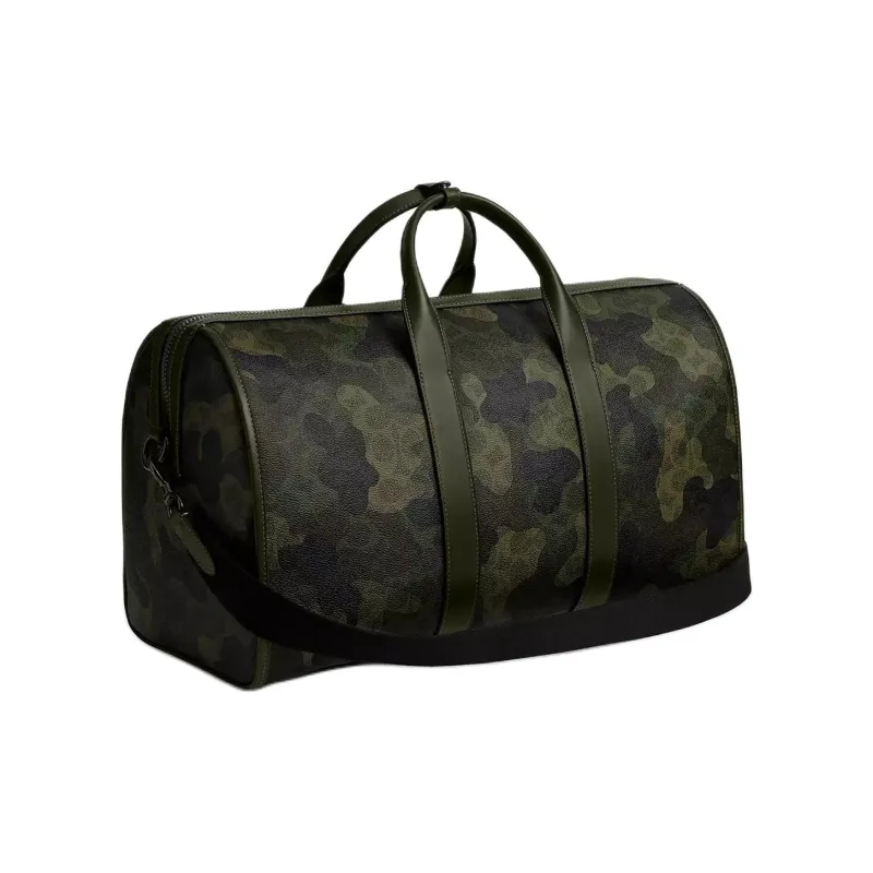 COACH Gotham Coated Canvas Travel Bag Men's Army Green-1