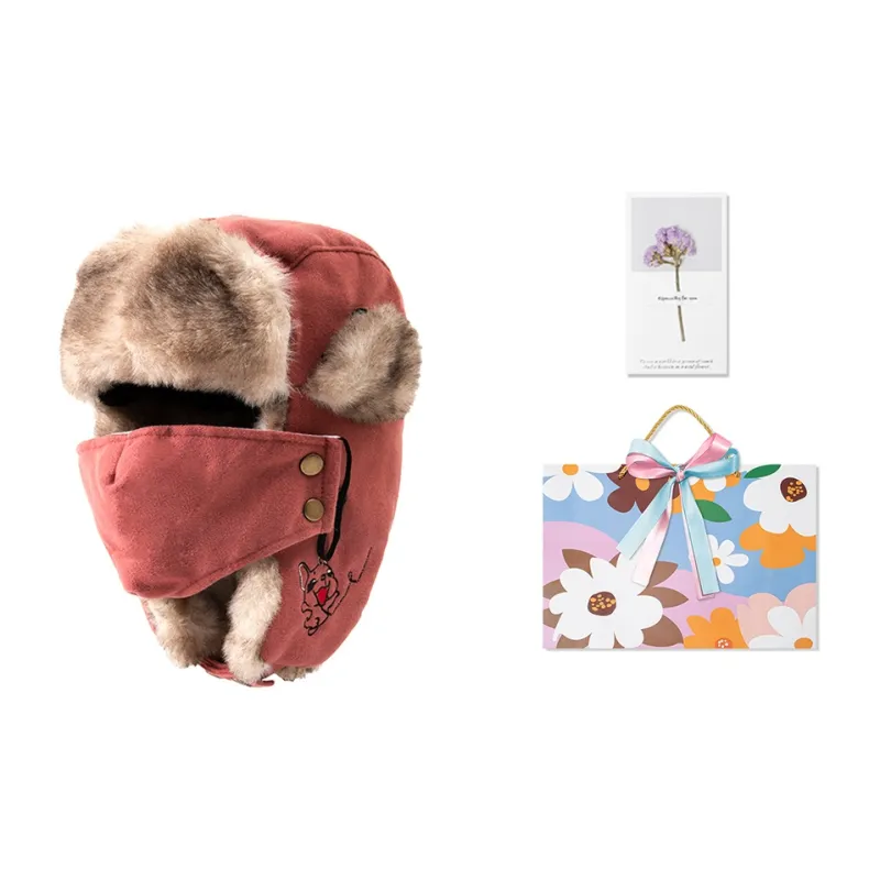 BAIJUAN Polyester Trapper Hats Unisex-14