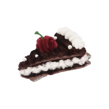 NICERURU Twisty Rod Terry Velvet Hair Clips Women's