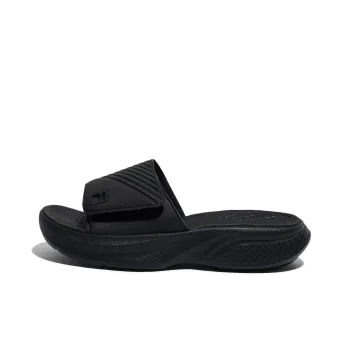 FILA Float Slip Resistant Abrasion Resistant Slide Slippers Unisex Black