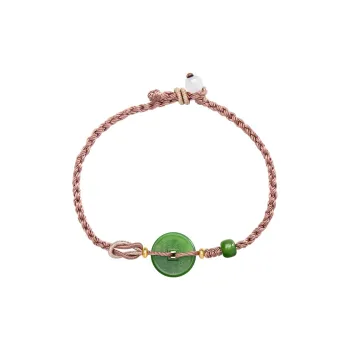 Princess Cui Hetian Jade Bracelets Green Jade Unisex