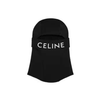 CELINE Ski Mask In Technical Nylon