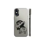 Transparent Black-Black with Shin-Chan Pointing at Butt