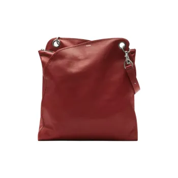 Burberry Lambskin Tote Bag, Shopping Bag, Handbag, Shoulder Bag Small Size Women's Rusty Red