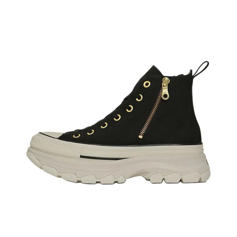 Converse All Star Trekwave Anti Slip Wear Resistant High Top Canvas Shoes Unisex Black-0