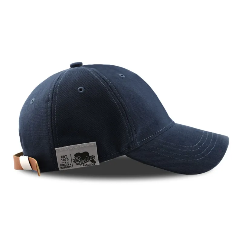 ZANC Cotton Baseball Caps Unisex Multiple Colors-4