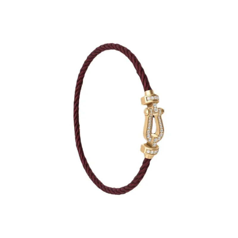 FRED 18K Gold Bracelets Men's Pomegranate Red-1