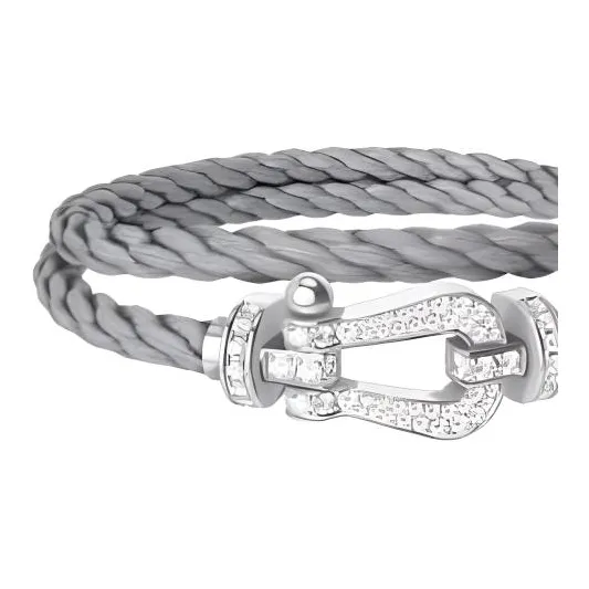 FRED 18K White Gold Bracelets Men's Silver-2