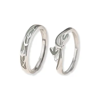 Chongqing Gold Store S925 Silver Rings Unisex