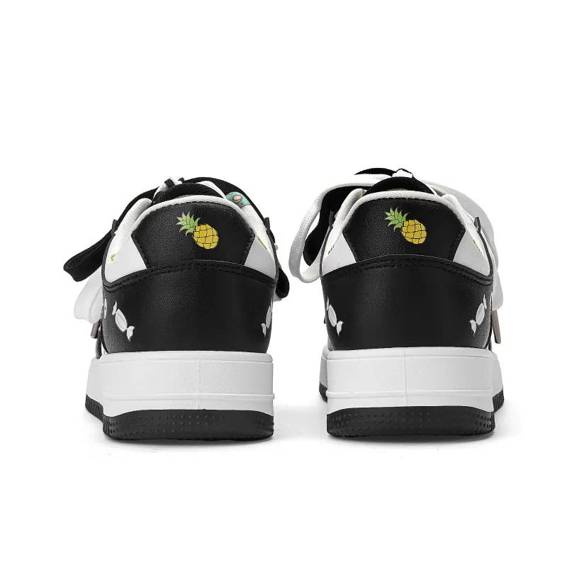 Crayon Shinchan Low Top Skateboard Shoes Unisex-30