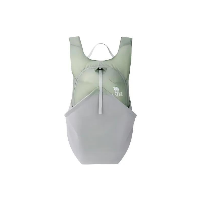CAMEL Fabric, Polyester Backpack Regular Unisex Snow Soft Purple Light Water Green Black Gray-0