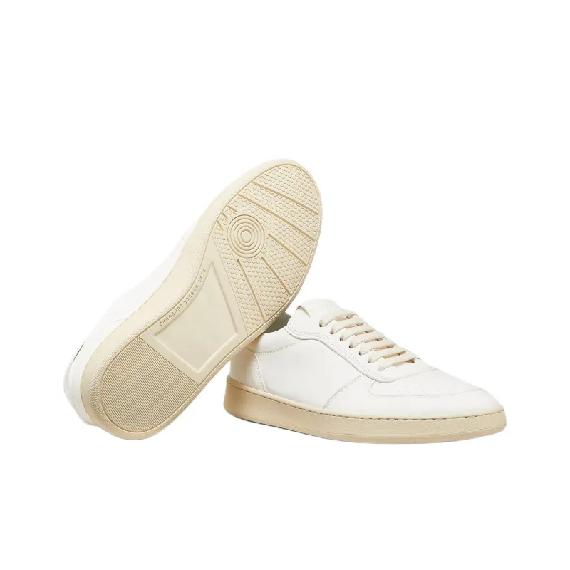 Stuart Weitzman/SW Sw Derby Low-Top Skateboard Shoes Men's White-4