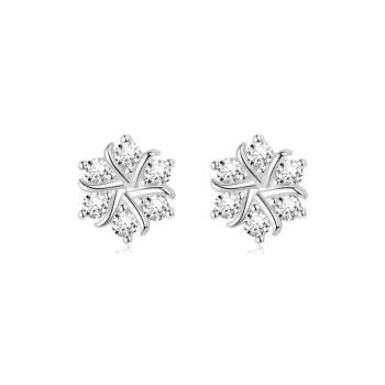 WAW Gold Plated Copper Stud Earrings Women's