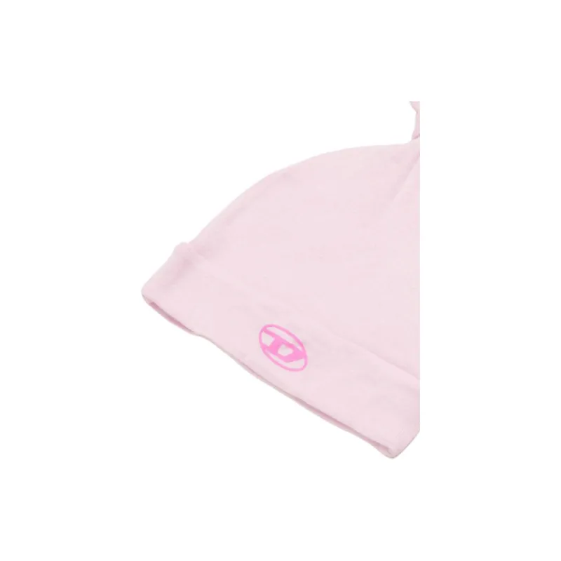 DIESEL Famous Nb Logo Printed Knitted Beanie-2