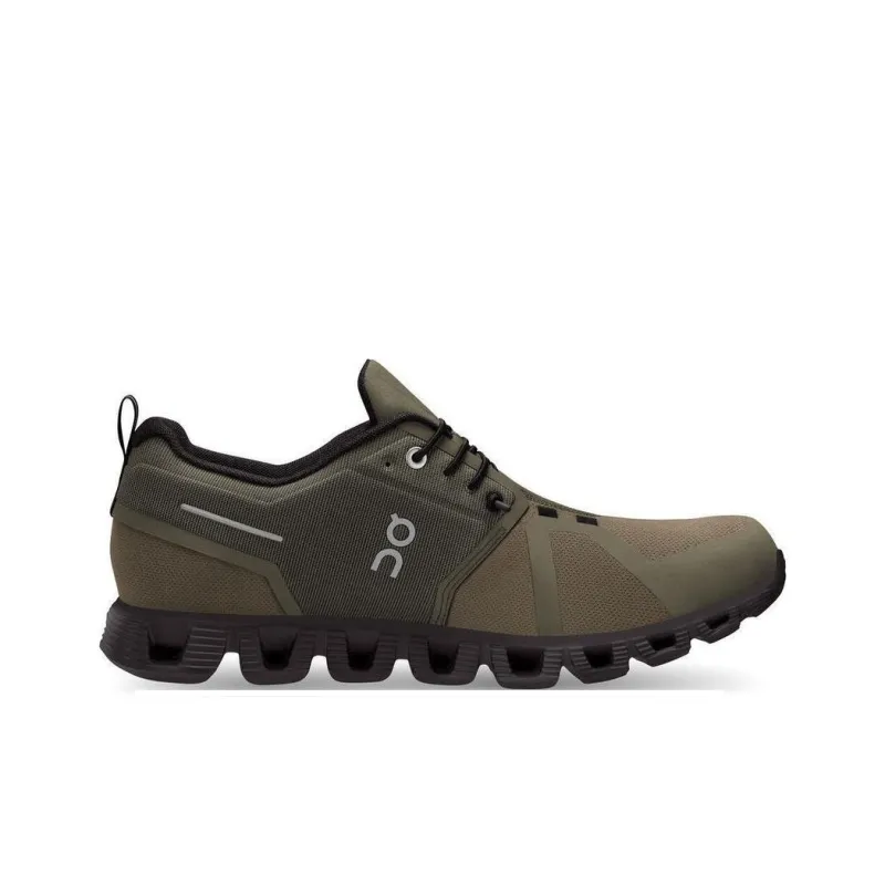 On Cloud 5 Waterproof Wear-resistant And Lightweight Low-Top Running Shoes Men's Green-1