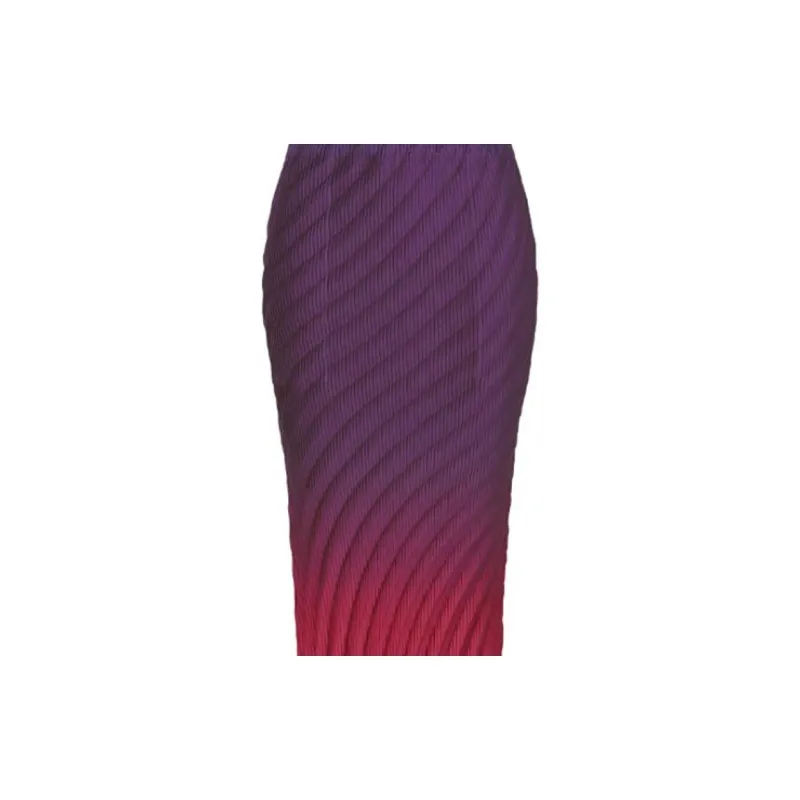 ISSEY MIYAKE Nuance Pleats Midi Skirt-1