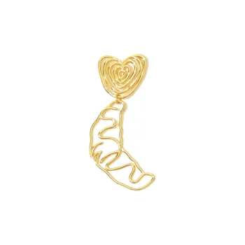 ALFIR 925 Sterling Silver Gold Plated Earrings Unisex