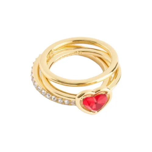 COACH Brass-Plated Rings Women's Gold