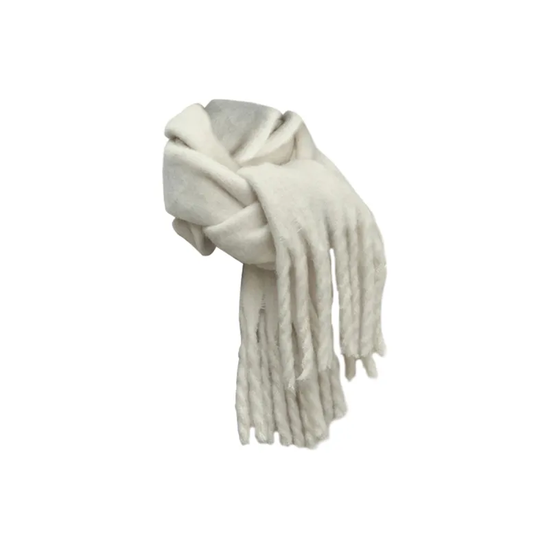 Cranta Komeia Faux Cashmere Knit Scarves Unisex-0