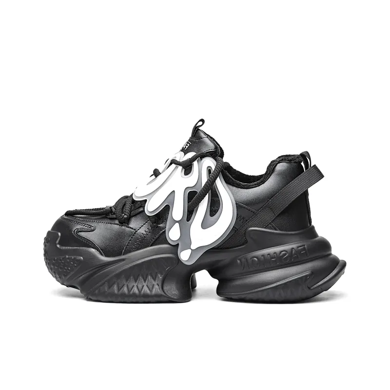 ORD Warm Impact Resistant Wear Resistant Lightweight Slip Resistant Low Top Chunky Sneakers Unisex-0