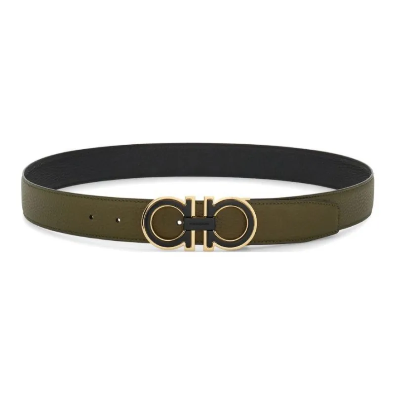 Ferragamo Reversible Gancini Belt-0