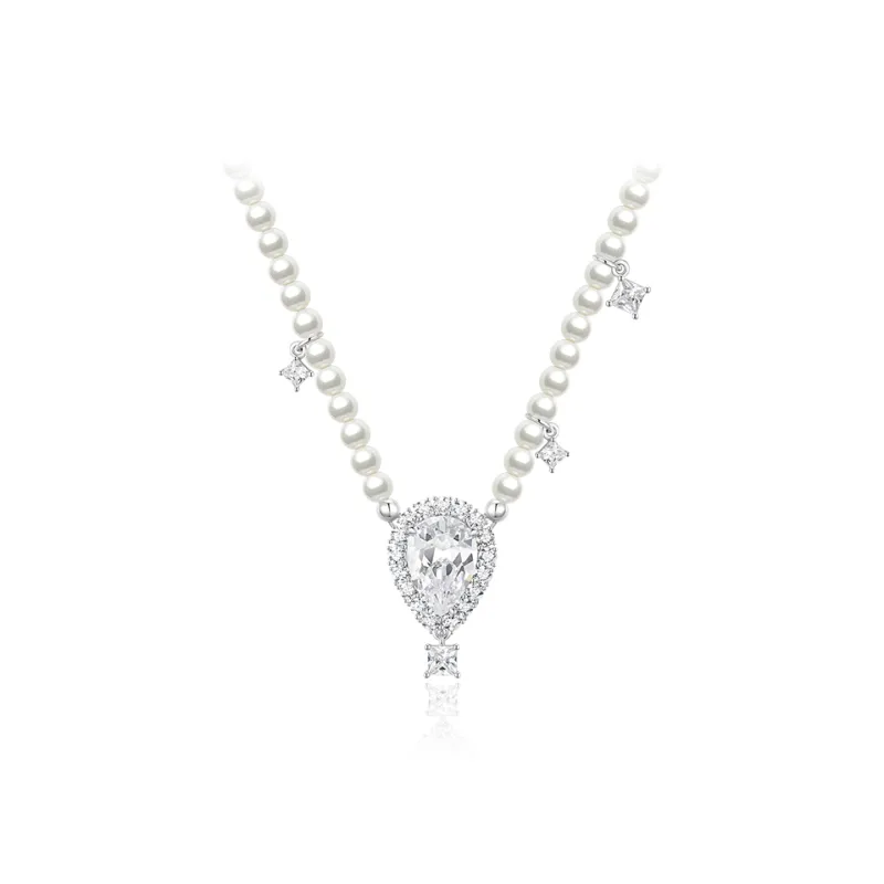 Abyb Charming Faux Pearl Necklaces Women's-0