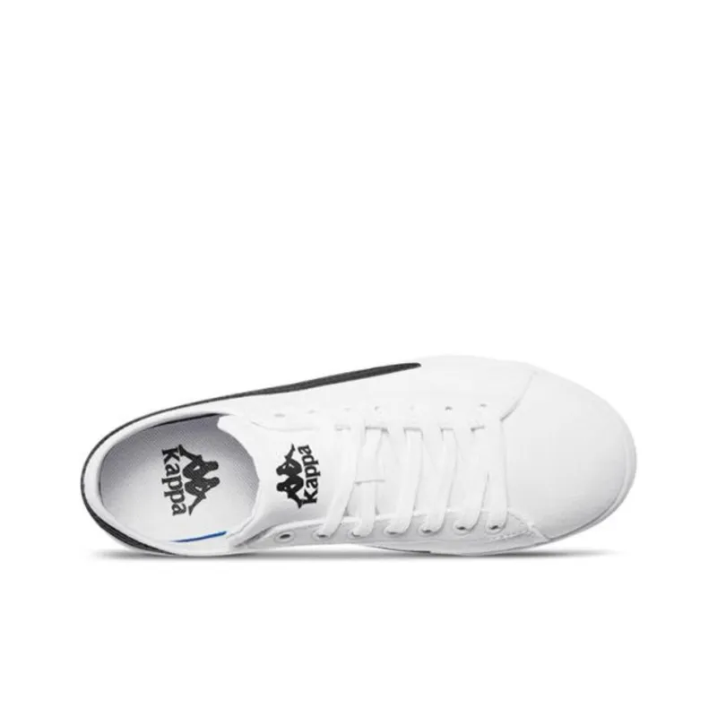 Kappa Slip Resistant Coverage Low Top Skateboard Shoes Unisex White-4