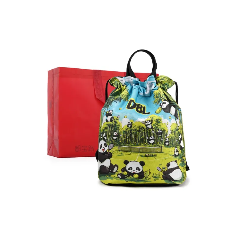 Dubaolu Fabric Tennis Backpack Regular Unisex Black-0