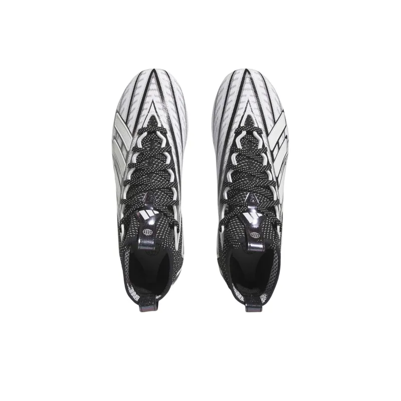 Adidas Anti Slip Wear Resistant Soccer Shoes Men's Black White-2