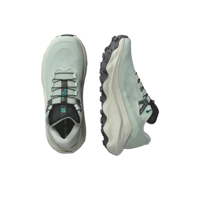 SALOMON Anti Slip Wear Resistant Low Top Casual Running Shoes Women's Green-2