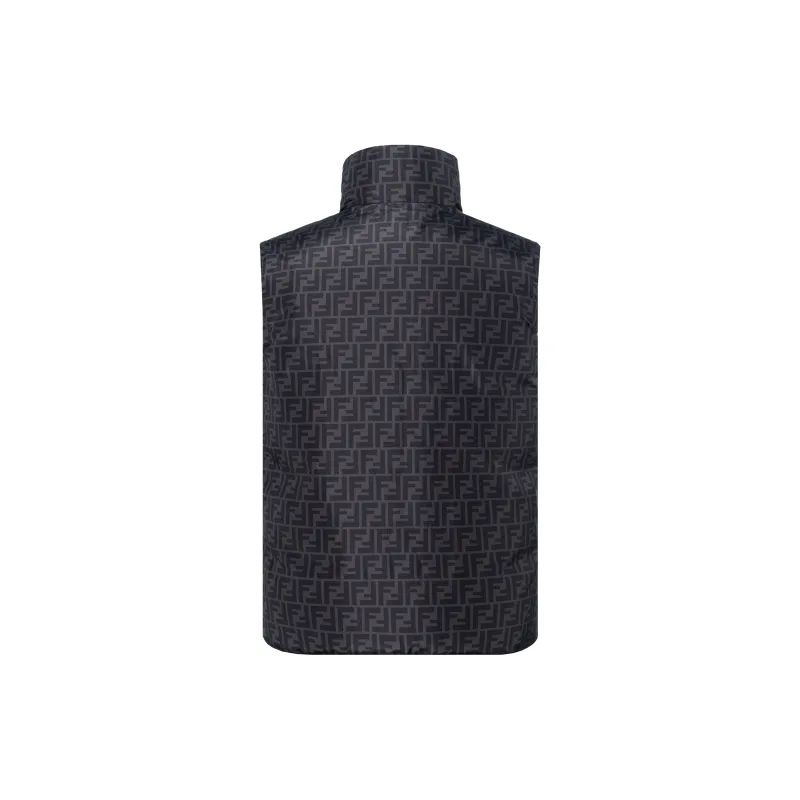 FENDI Vests Men Black-3