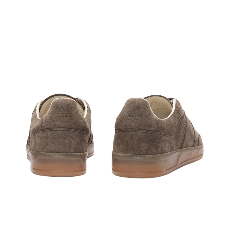 HUGO BOSS Low-Top Skateboard Shoes Women's Brown-3
