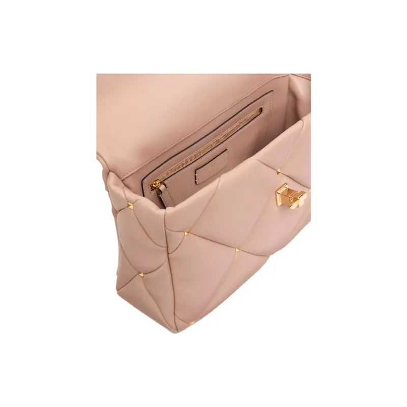 Valentino GARAVANI Nappa Leather Shoulder Bag Women's Pink-3