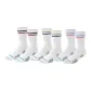 Black Red Stripes+Brown Blue Stripes+Blue Red Stripes Professional Basketball Socks[3 Pack]