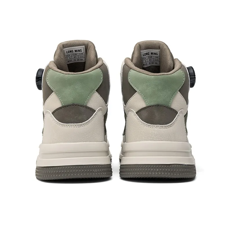 OFFER AITR Anti Slip And Wear Resistant Breathable High Top Skateboard Shoes Men's-10