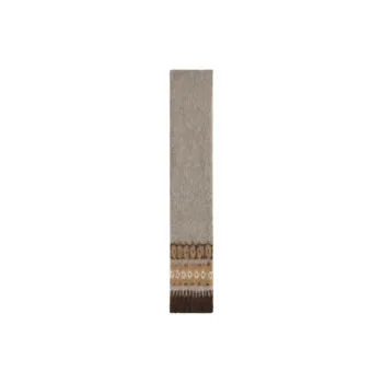 CELINE Scarf In Brushed Fair Isle Alpaca Wool