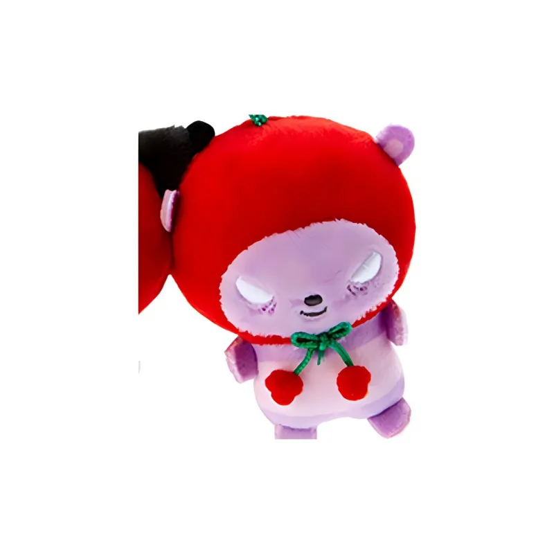Sanrio Characters Kuromi Cherry Styling Dolls Plush Pendant 10cm Height-3