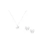 Stud Earrings Necklace Style 1[Sterling Silver 999]