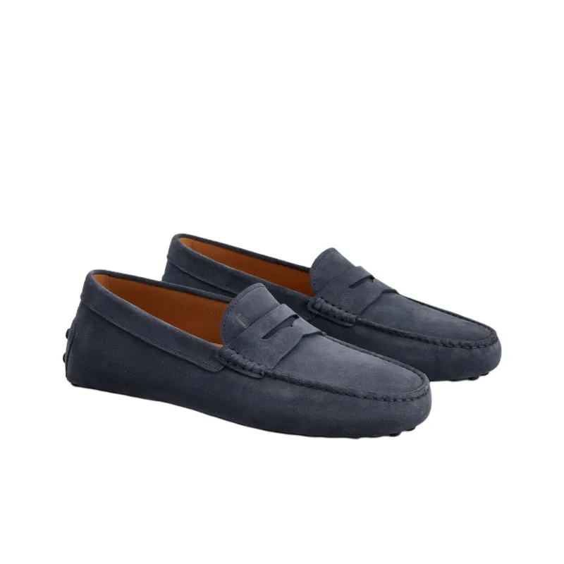 TOD'S City Beanie Shoes Men's Blue-2