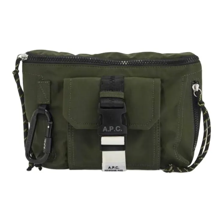 A.P.C . Logo Patch Buckled Belt Bag-0